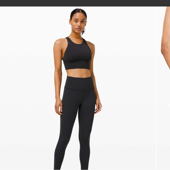 lululemon athletica Other - NWT Wunder train long line bra black sz 10